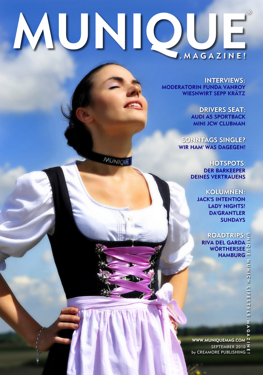 MUNIQUE Magazine Cover Sophia